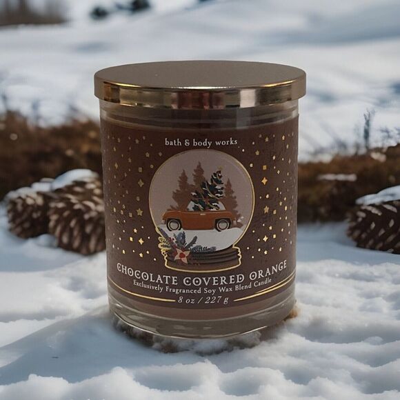 Chocolate Covered Orange Limited Edition Bath‎ & Body Works - 30 to 50 Burn Hrs - Picture 1 of 11